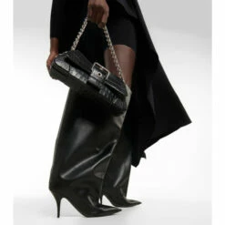 Balenciaga Waders Leather Knee-high Boots -Balenciaga Sportswear unnamed file 185