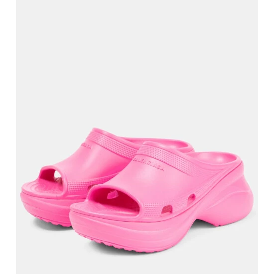Balenciaga Pool Crocs™ Rubber Mules 4 Balenciaga Pool Crocs™ Rubber Mules - Image 4