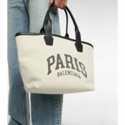 Balenciaga Cities Paris Jumbo Small Canvas Tote