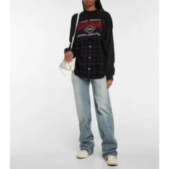 Balenciaga Paris Distressed High-top Sneakers