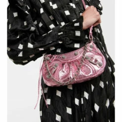 Balenciaga Le Cagole Mini Leather Shoulder Bag