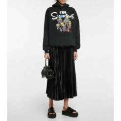 Balenciaga Rise Leather Platform Slides