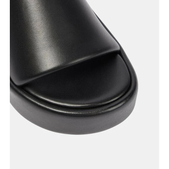 Balenciaga Rise Leather Platform Slides 5 Balenciaga Rise Leather Platform Slides - Image 5