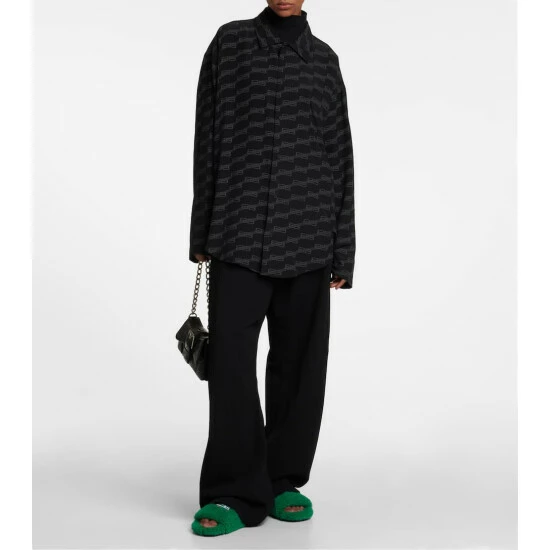 Balenciaga Furry Faux Shearling Slides 1 Balenciaga Furry Faux Shearling Slides