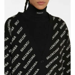 Balenciaga Logo Jacquard Cotton-blend Cardigan -Balenciaga Sportswear unnamed file 1989
