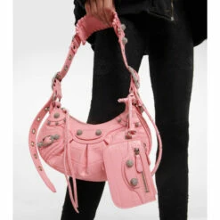 Balenciaga Le Cagole XS Leather Shoulder Bag