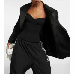 Balenciaga Strapless Corset Cropped Top 6 Balenciaga Strapless Corset Cropped Top -Balenciaga Sportswear unnamed file 2