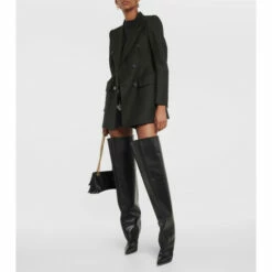 Balenciaga Waders Leather Over-the-knee Boots