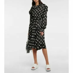 Balenciaga Rise Leather Wedge Sandals