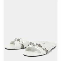 Balenciaga Cagole Leather Slides 8 Balenciaga Cagole Leather Slides -Balenciaga Sportswear unnamed file 2025