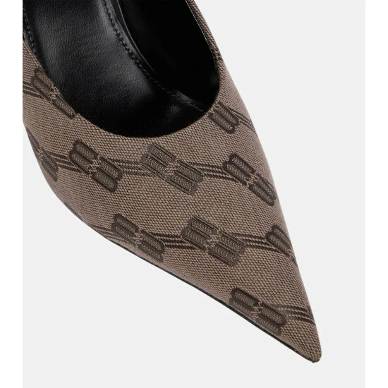 Balenciaga BB Logo Jacquard Mules 5 Balenciaga BB Logo Jacquard Mules - Image 5