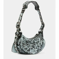 Balenciaga Le Cagole XS Graffiti Leather Shoulder Bag -Balenciaga Sportswear unnamed file 2054