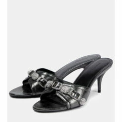 Balenciaga Cagole Leather Mules -Balenciaga Sportswear unnamed file 2064