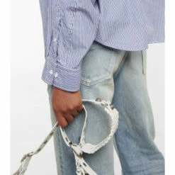 Balenciaga Pinstriped Cotton And Silk Shirt -Balenciaga Sportswear unnamed file 2074