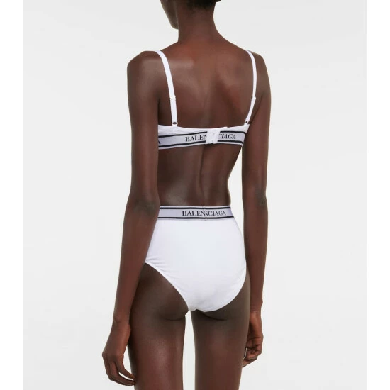 Balenciaga Logo High-rise Jersey Briefs 2 Balenciaga Logo High-rise Jersey Briefs - Image 2