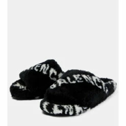 Balenciaga Logo Faux Fur Sandals -Balenciaga Sportswear unnamed file 2129