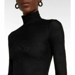 Balenciaga Floral Lace Mockneck Gloved Top -Balenciaga Sportswear unnamed file 2153