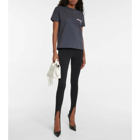 Balenciaga Logo Cotton T-shirt 2 Balenciaga Logo Cotton T-shirt - Image 2