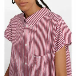 Balenciaga Striped Cotton Shirt Dress -Balenciaga Sportswear unnamed file 2198