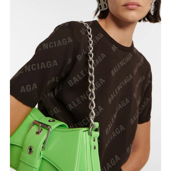 Balenciaga Logo Cotton Jersey T-shirt 3 Balenciaga Logo Cotton Jersey T-shirt - Image 3