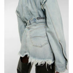 Balenciaga Distressed Denim Miniskirt 7 Balenciaga Distressed Denim Miniskirt -Balenciaga Sportswear unnamed file 2223