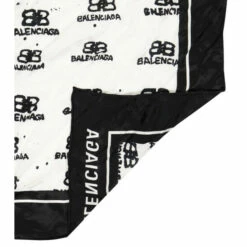 Balenciaga BB Logo Jacquard Silk Scarf -Balenciaga Sportswear unnamed file 223