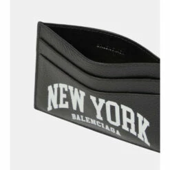 Balenciaga Cities Leather Card Holder