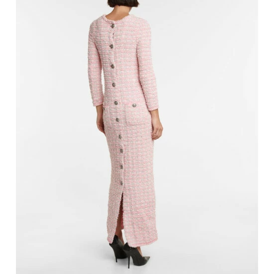 Balenciaga Tweed Maxi Dress 2 Balenciaga Tweed Maxi Dress - Image 2
