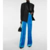 Balenciaga Velvet Wide-leg Pants