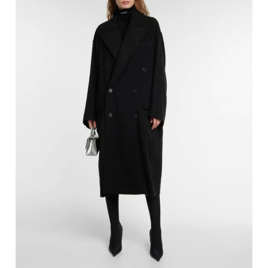 Balenciaga Oversized Cashmere Coat 5 Balenciaga Oversized Cashmere Coat - Image 5