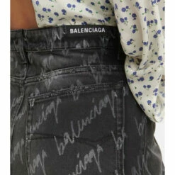 Balenciaga Logo Denim Miniskirt -Balenciaga Sportswear unnamed file 2369