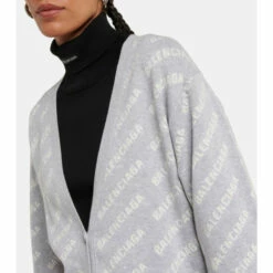 Balenciaga Mini Allover Logo Knit Cardigan 6 Balenciaga Mini Allover Logo Knit Cardigan -Balenciaga Sportswear unnamed file 2437