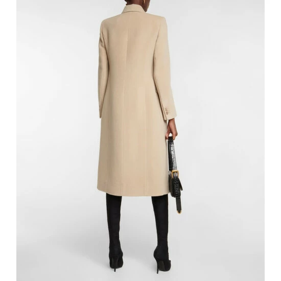 Balenciaga Hourglass Wool And Alpaca Wool Coat 2 Balenciaga Hourglass Wool And Alpaca Wool Coat - Image 2