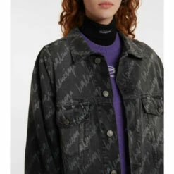 Balenciaga Logo Denim Jacket -Balenciaga Sportswear unnamed file 2466