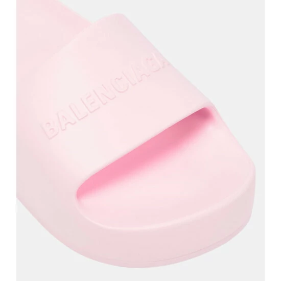 Balenciaga Logo Rubber Platform Slides 5 Balenciaga Logo Rubber Platform Slides - Image 5