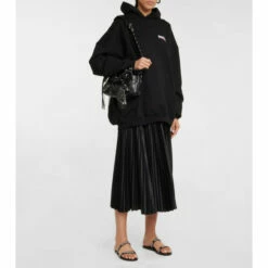 Balenciaga Round Leather Slides