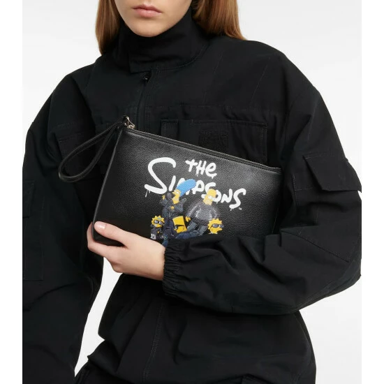 Balenciaga X The Simpsons TM & © 20th Television Leather Pouch 1 Balenciaga X The Simpsons TM & © 20th Television Leather Pouch