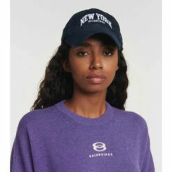 Balenciaga Cities Denim Baseball Cap
