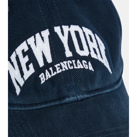 Balenciaga Cities Denim Baseball Cap 3 Balenciaga Cities Denim Baseball Cap - Image 3