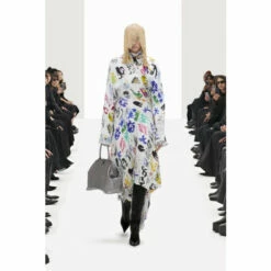 Balenciaga Twisted Printed Satin Midi Dress -Balenciaga Sportswear unnamed file 2595