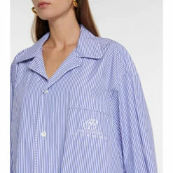 Balenciaga Pinstriped Cotton Pajama Top -Balenciaga Sportswear unnamed file 2608