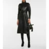Balenciaga Leather Midi Dress