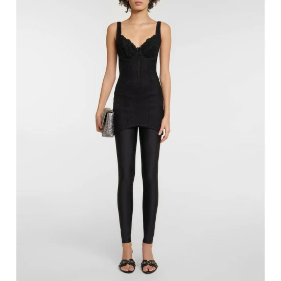 Balenciaga Lace Corset Minidress 1 Balenciaga Lace Corset Minidress