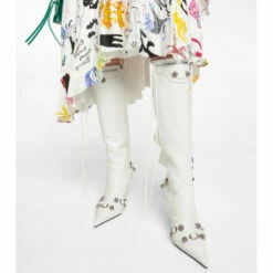 Balenciaga Cagole Leather Knee-high Boots -Balenciaga Sportswear unnamed file 2644