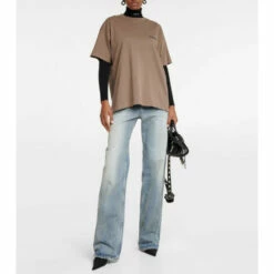 Balenciaga Logo Cotton T-shirt