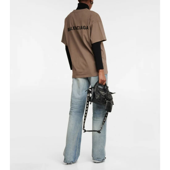 Balenciaga Logo Cotton T-shirt 2 Balenciaga Logo Cotton T-shirt - Image 2