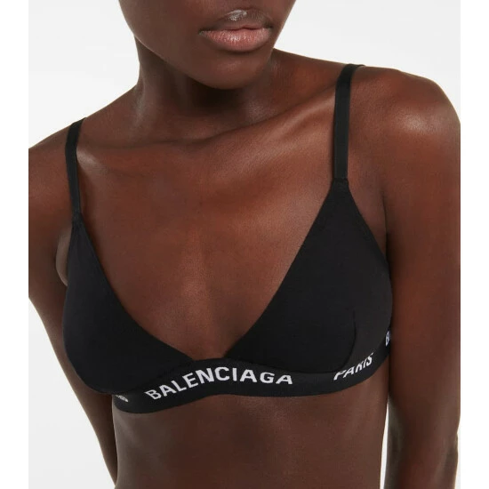 Balenciaga Paris Logo Jacquard Bra 3 Balenciaga Paris Logo Jacquard Bra - Image 3