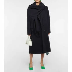 Balenciaga Wool-blend Coat With Scarf -Balenciaga Sportswear unnamed file 2706