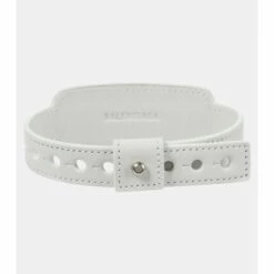 Balenciaga Logo Leather Bracelet