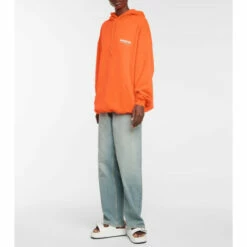 Balenciaga Logo Cotton-blend Hoodie